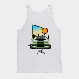 nissan skyline gtr r34 pearl green Tank Top